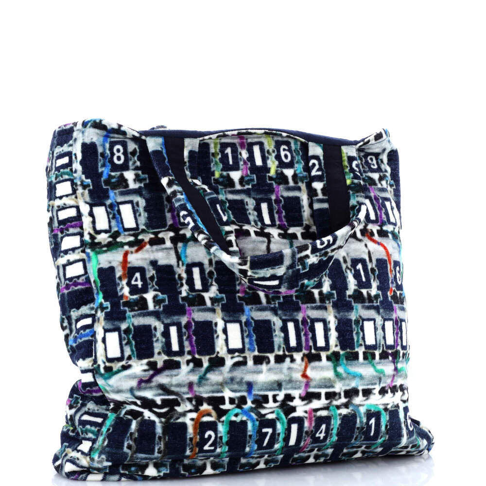 Chanel Beach Tote Printed Terry Cloth #236246C13B - Picture 2 of 6
